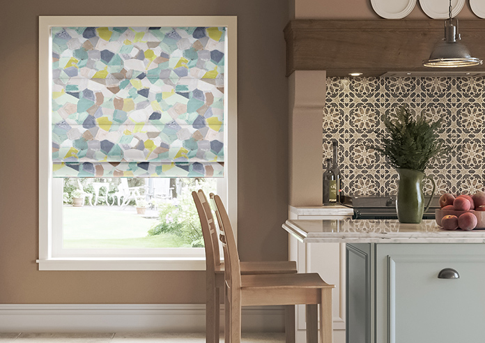 Whinfell, Aqua - Roman Blind - Image 3